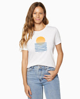 Sunsets T-Shirt | Women's WHITE front #color_white