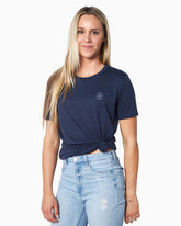Circle Mark T-Shirt | Women's NAVY front #color_navy