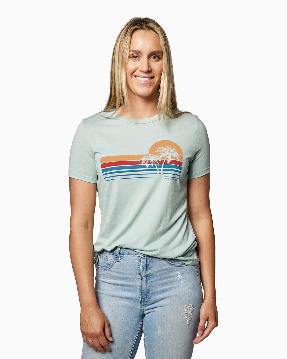 Lovely Day T-Shirt | Women's SEA SPARY front #color_sea spray