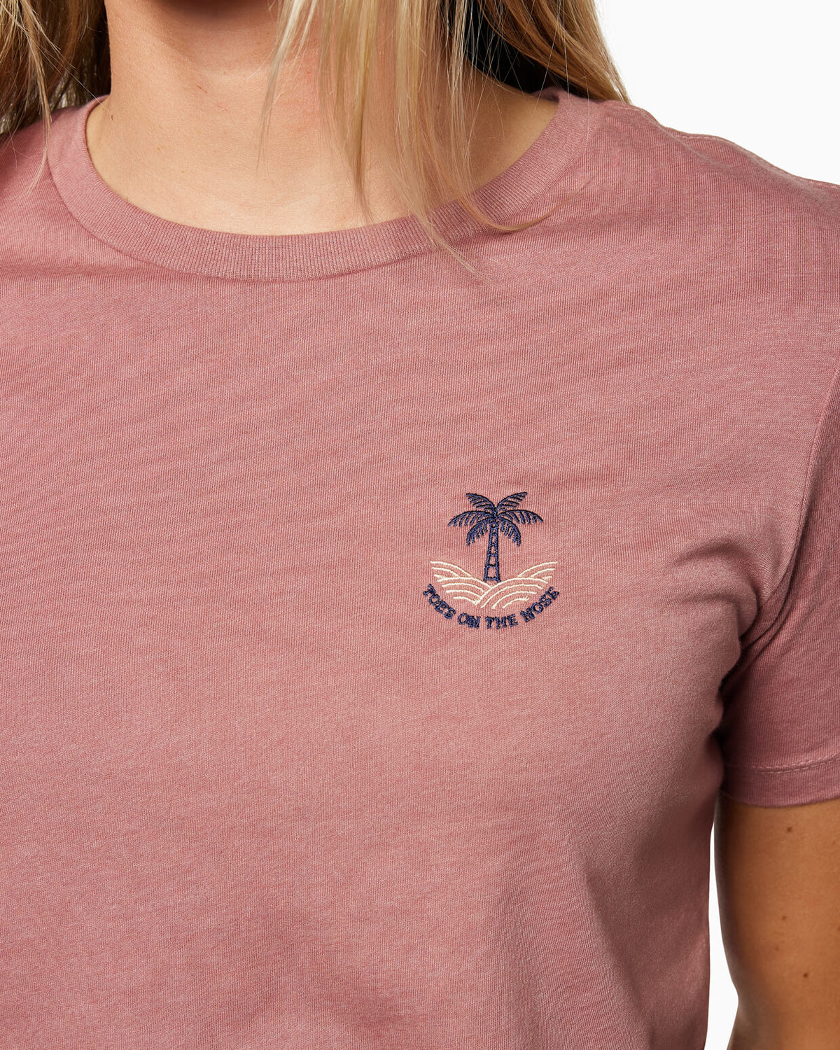 Palm T-Shirt | Women's ROSE detail #color_rose