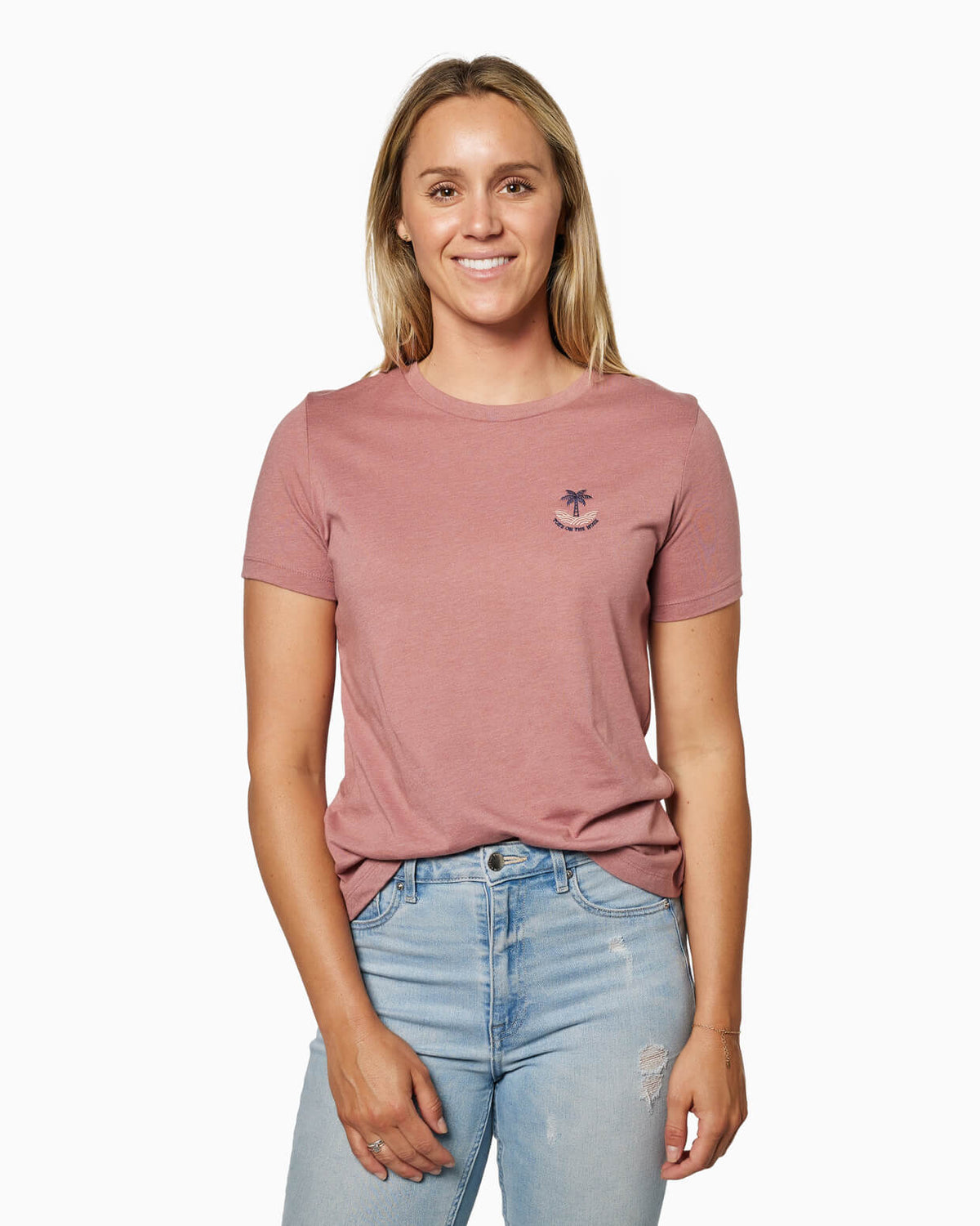 Palm T-Shirt | Women's ROSE front #color_rose